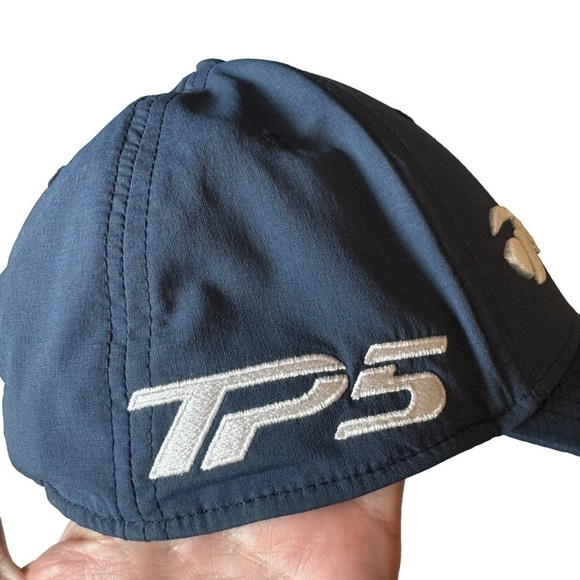 TaylorMade Golf Tour SIM TP5 Hat - Navy Blue- Adjustable - Hook & Loop Golf Hat - Picture 3 of 8